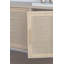 Meuble télé 47,2 x 15,2 x 30,7 po en bois brun avec trois portes