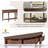 Modern Curved Console Table Sofa Table With 3 Drawers And 1 Shelf For Hallway, Entryway, Living Room-613413922