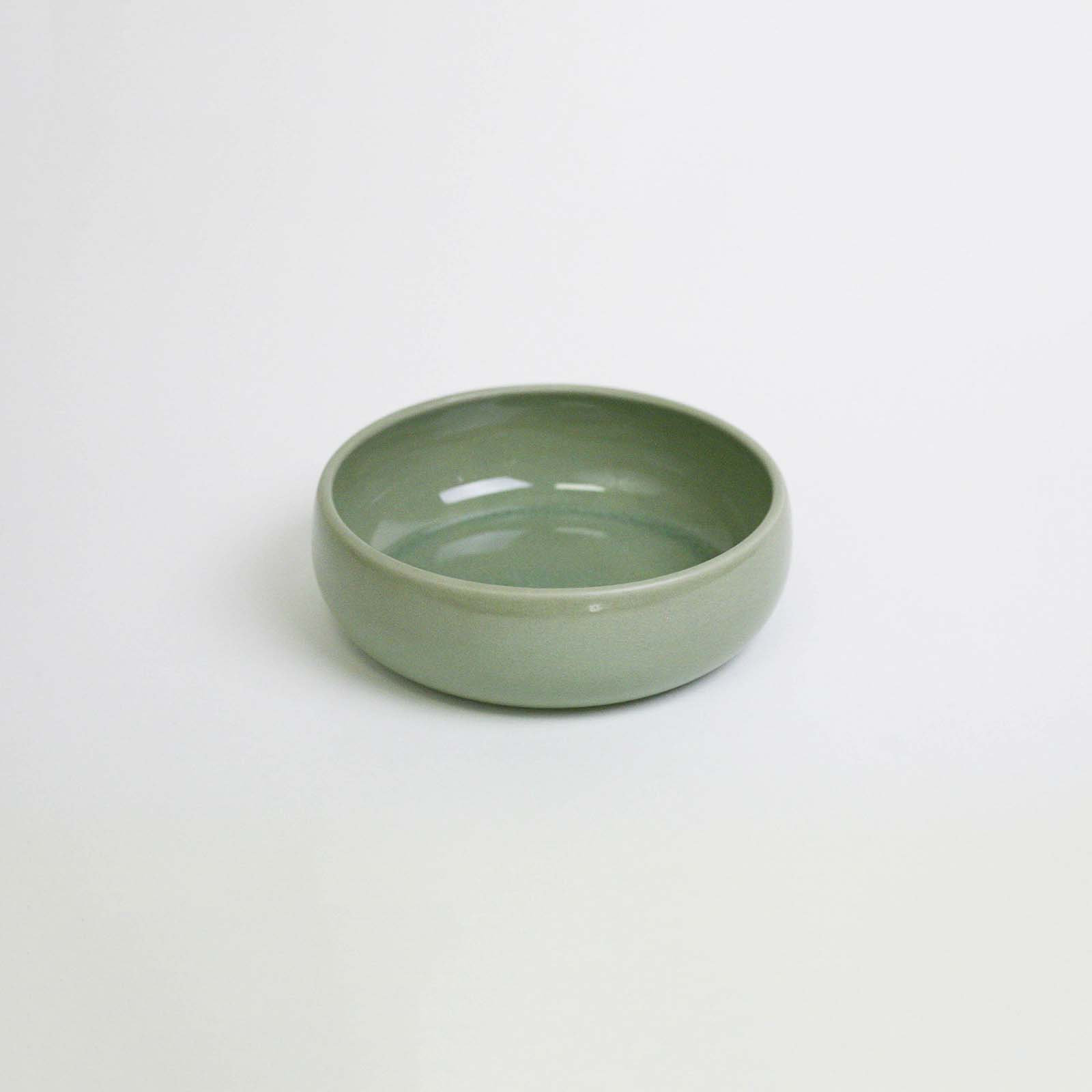 Borgen Stoneware Dessert Bowl, Sage