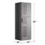 Garde-robe à une porte, armoire suspendue ou plusieurs tablettes, économiseur d'espace-705167682