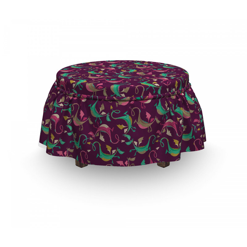 Housse pour de repose-pieds mytheal animaux amusants
