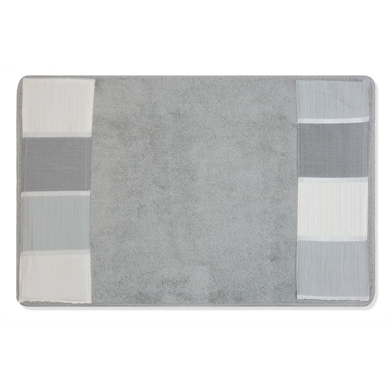 Anjolena Memory Foam Non-Slip Bath Rug, Rectangle 21" x 34"