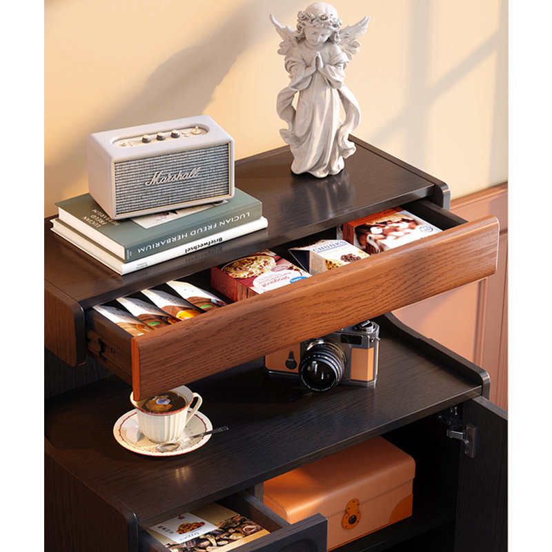 Buffet décoratif French French Original, Noir