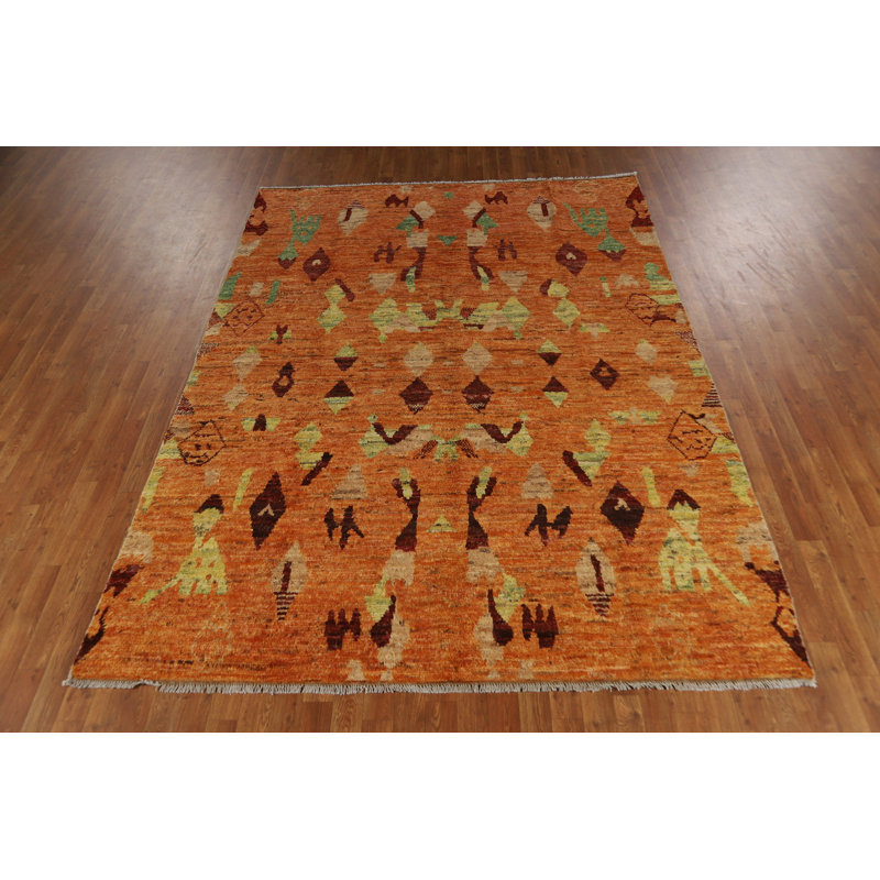 Geometric Moroccan Oriental Area Rug 7x9