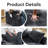 Modular Sofa Set: Extra-large U-shaped Frameless Sofa With Footstool, No Assembly Required-973442429