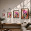 Magenta Tulip Botanical - Print-266919056-266919149