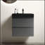 Ensemble de meuble-lavabo mural simple 24 po avec plateau en céramique Vins-679703810-679703809