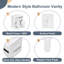 Meuble-lavabo simple autoportant de 24 pouces avec lavabo en céramique, 1 porte, tiroir rabattable et 2 tiroirs-552985219