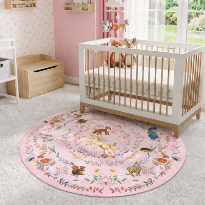 Fairytale Woodland Washable Non-Slip Area Rug
