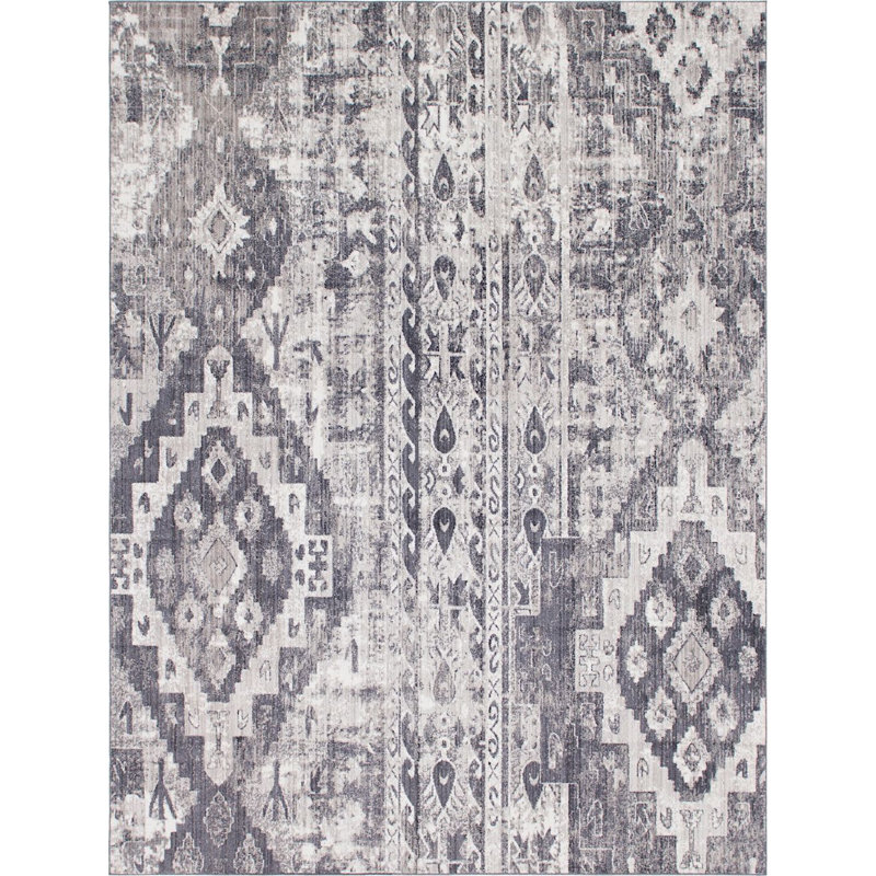 Geometric Indoor Rug, Rectangle 8' x 10'