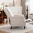Arlan Modern Design Fabric Upholstered Push Back Recliner-278331171