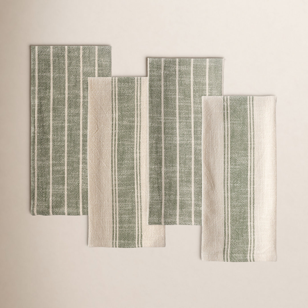 Damali 4 Piece Slubbed Tea Towel Set Birch Lane™