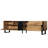 Modern TV Stand for 80'' TV with Double Storage Space, Media Console Table, Entertainment Center with Drop Down Door-1400182259