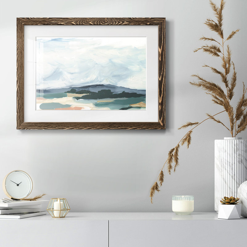 Pastel Vista I, Noyer, H 14 po x l 20 po x P 1,5 po
