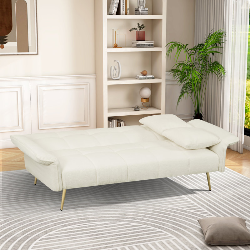Attif Upholstered 70.2'' Sofa, Beige 100% Polyester