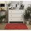Tapis rouge touffeté à motif géométrique Nasturtium-1621658865