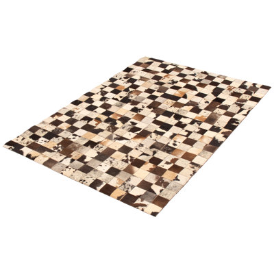 Wyaconda Cowhide Checkered Indoor Rug