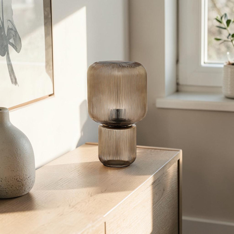 Walcott Gold Glass Table Lamp
