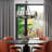 Caidance 6 - Light Steel Dimmable Round Chandelier