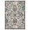 Tapis oriental à motif floral sans perte de poils