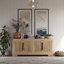 Buffet en bois massif de 102 po de largeur Josiane-67143890