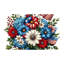Nappe Patriotic Floral