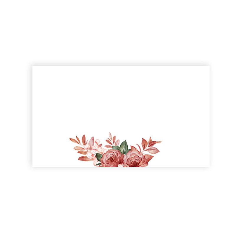 Cartes de place Boho à motif floral pour tables de fête de mariage, ensemble de 60 places