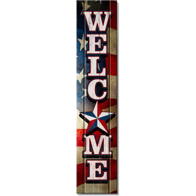 Décoration de porte de véranda Americana