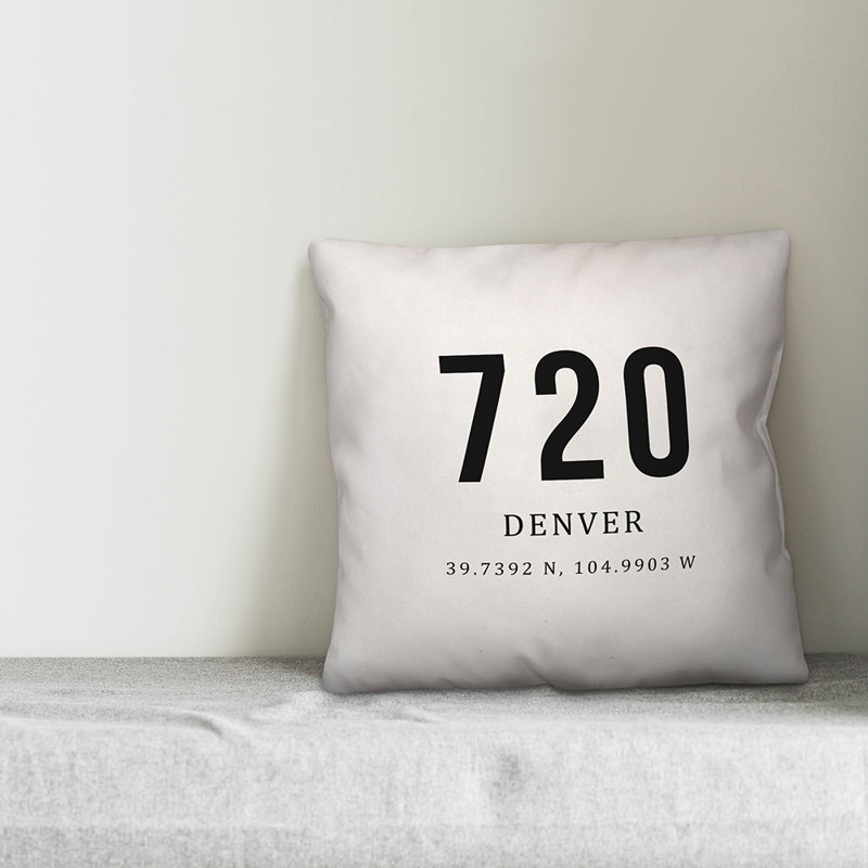 Outdoor Reversible Throw Pillow
