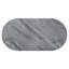 Table basse yukino gris ultrabrillant et chrome