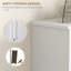 Armoire de rangement pour chaussures avec compartiment ouvert et 2 tiroirs rabattables