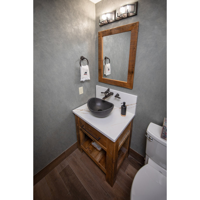 Lavabo de salle de bain vasque ovale fait à la main en pierre noire