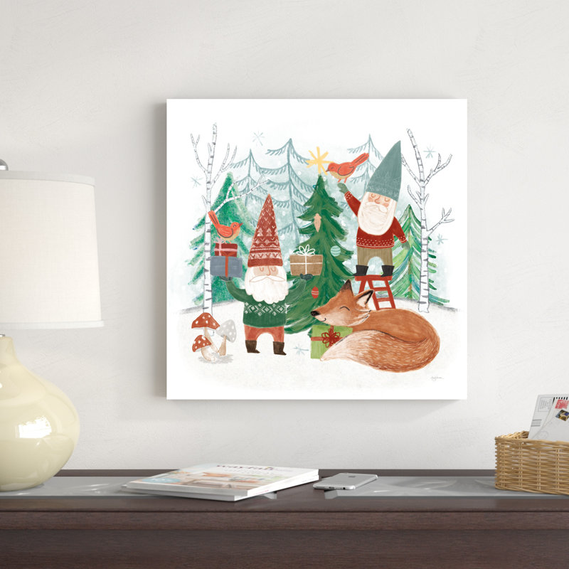 Gnomes des bois I, H 20 po x l 20 po x P 1,25 po