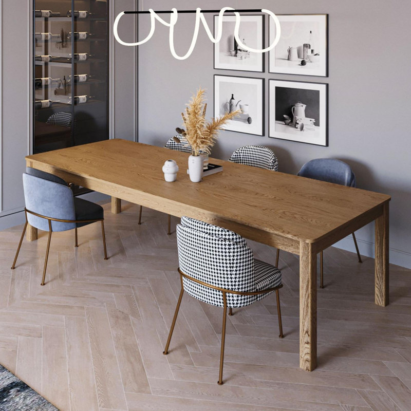 Ferro Beech Dining Table, 75cm H x 160cm L x 110cm W
