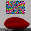Impression sur toile Backlund «psychedelic»-2068380377