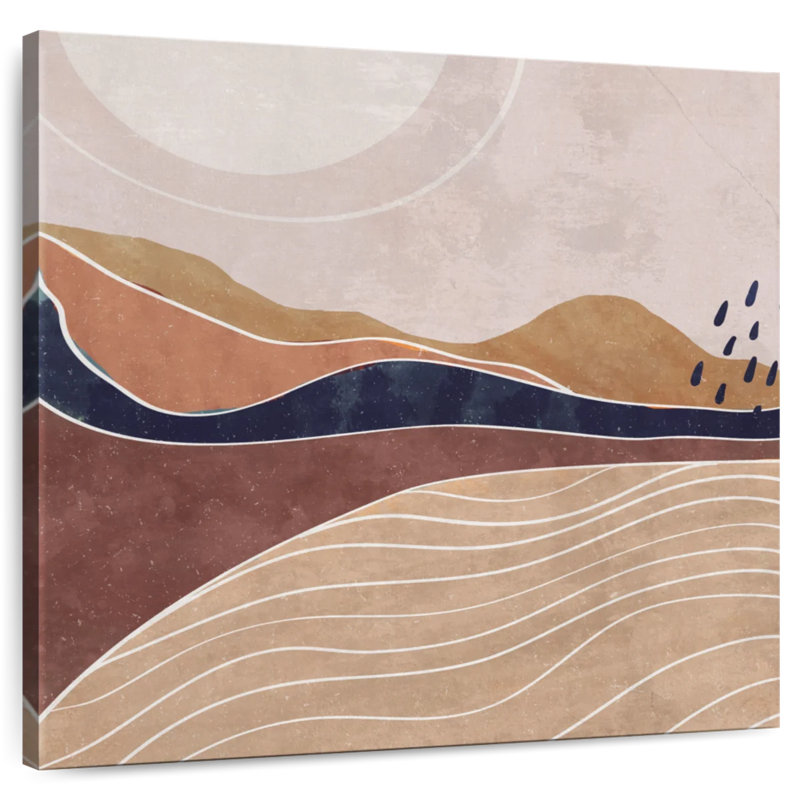 Avery Boho Mountain, 24" H x 24" W