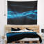 Tapisserie de motif de vecteur abstrait bleu-28484531