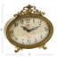 Decorative Antiqued Pewter Mantel Clock-2120075294