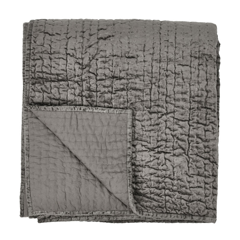 Velvet Quilt, Queen Quilt, Desert Brown