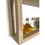Danae 2 Piece Oak Solid Wood Tiered Shelf