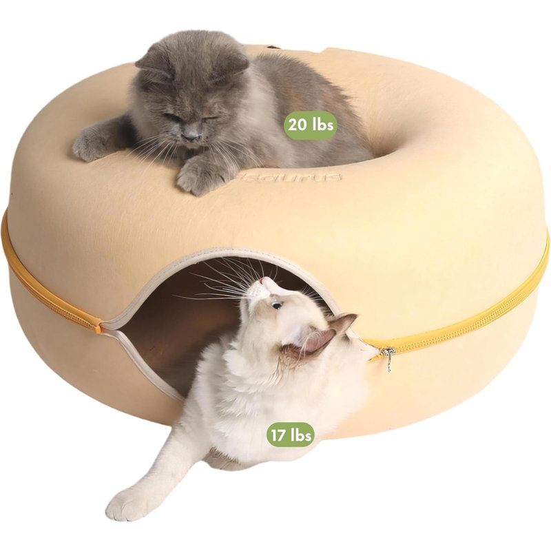 Lit pour chat Peekaboo, Macaron pastel, Grande taille: L 24 po x l 24 po