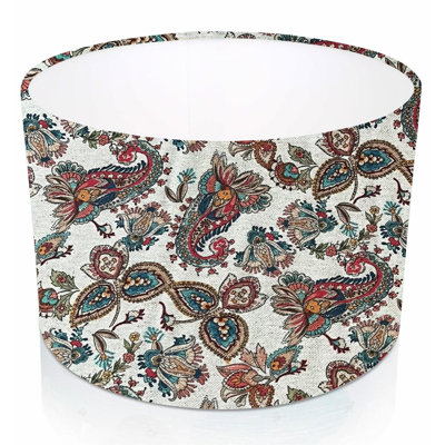 Cotton Drum Lamp Shade ( Screw On )