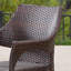 Chaise d'extérieur en résine, 52637,00MBRN KD MP4