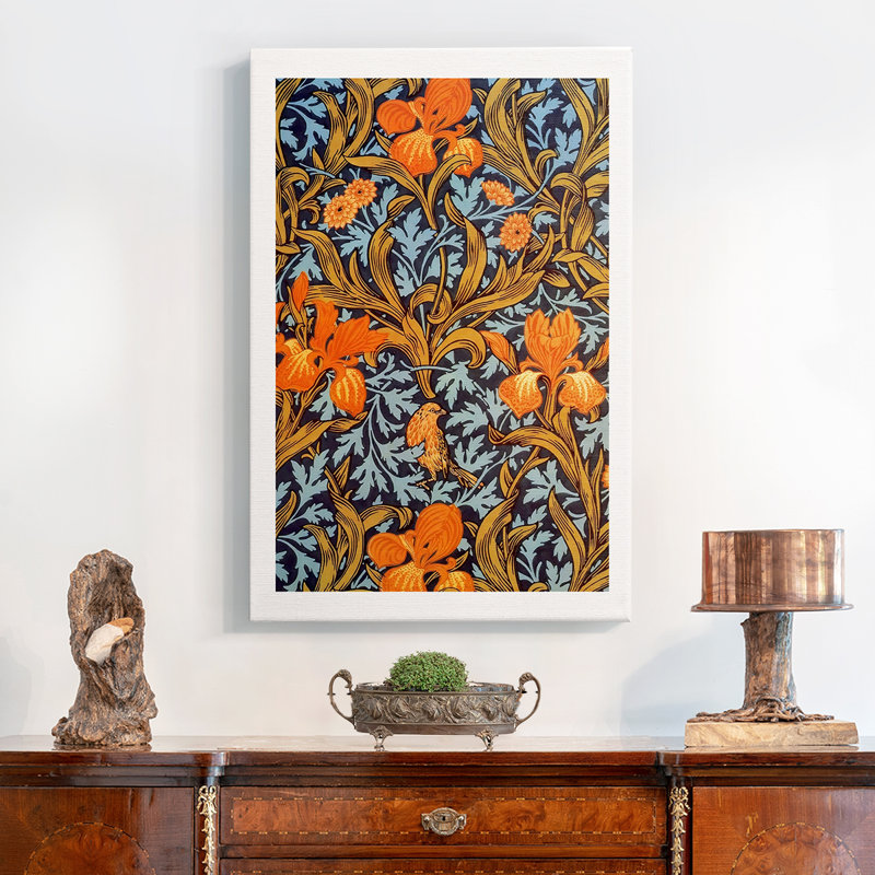 Impression rétro vintage XXI - impression sur toile tendue, H 49 po x l 33 po