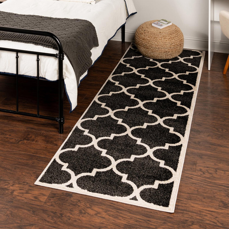 Tapis noir Molly
