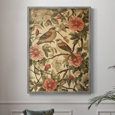 WM MORRIS Series CXIV Framed Print - Solid Wood