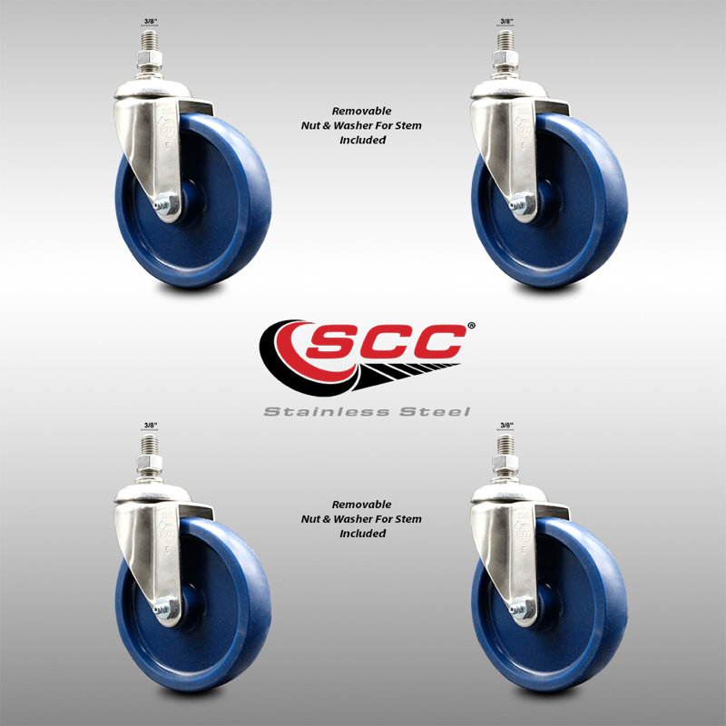 Solid Polyurethane Swivel Caster