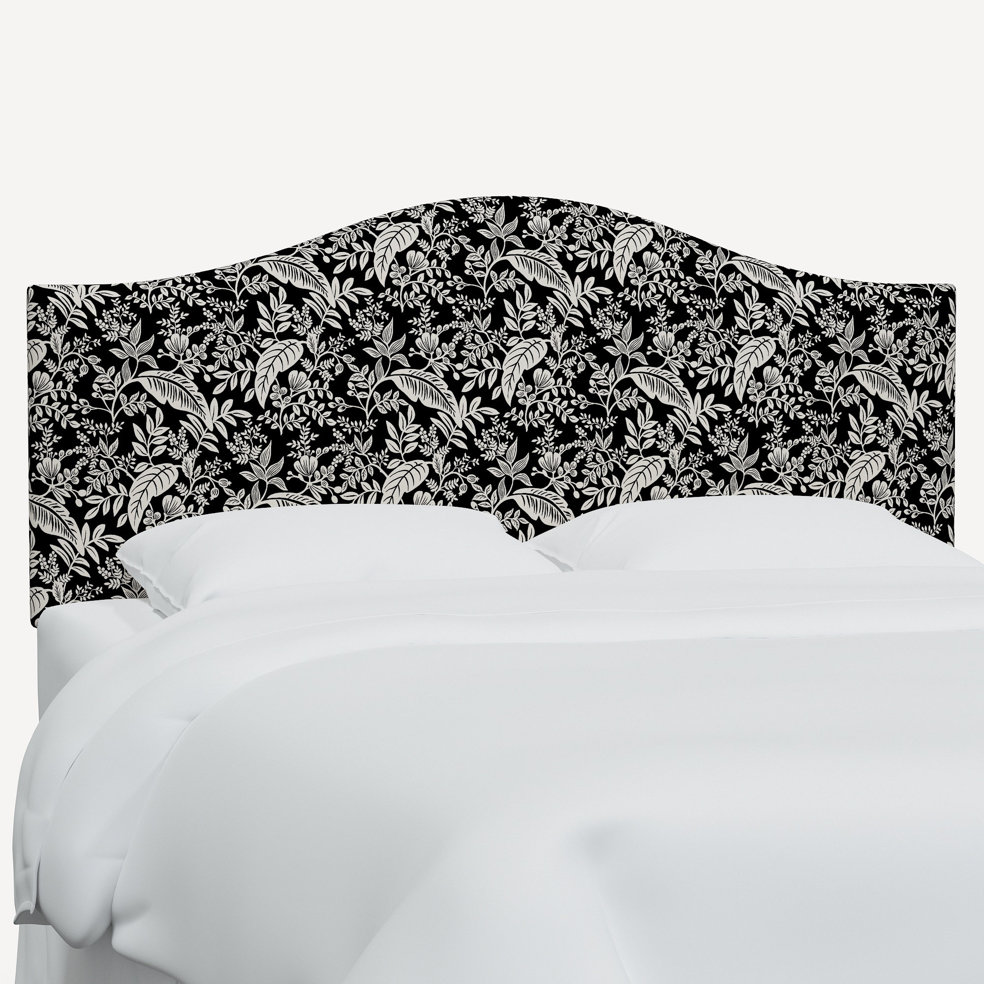 Rifle Paper Co. x Cloth & Company Mayfair Headboard, Twin, Black Canopy