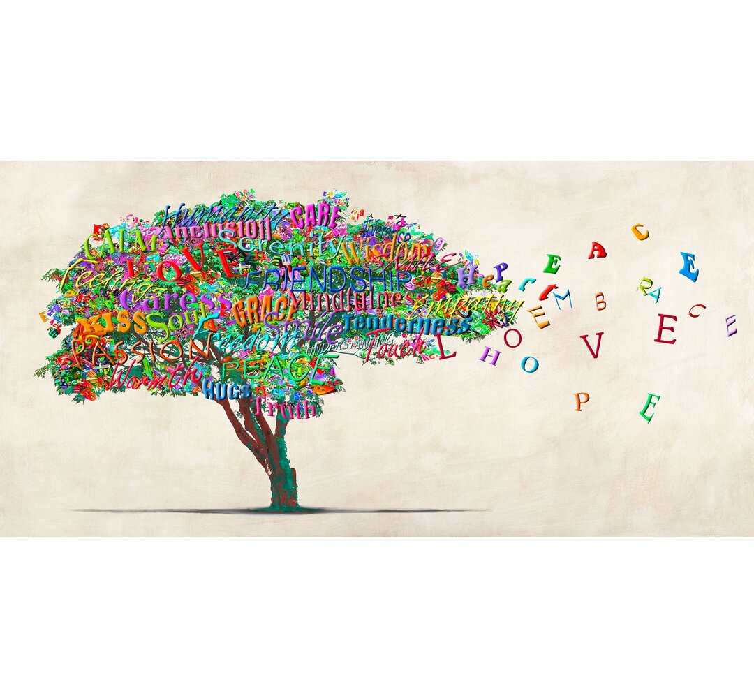 Leinwandbild Tree Of Humanity von Malìa Rodrigues