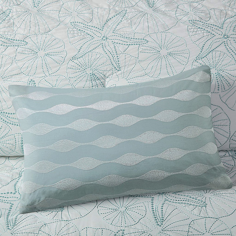 Oblong Pillow Blue 12X20"